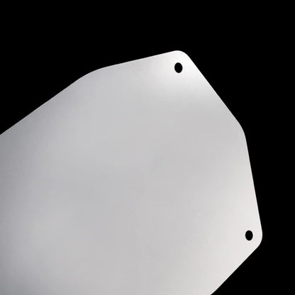G-PLUS A/C And Heater Delete Panel C4 Compatible with all 84-96 Corvettes Silver