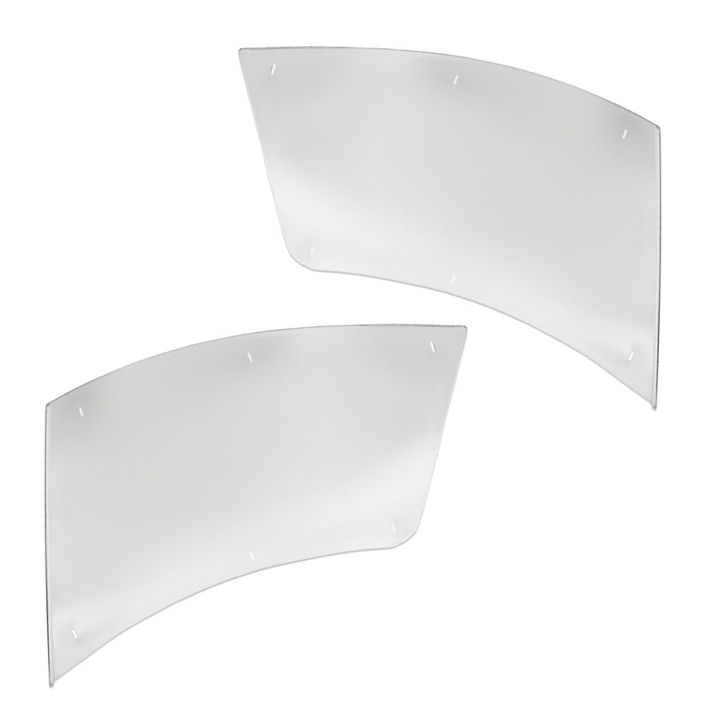 G-PLUS Headlight Molding Trim Side Bumper Chrome Trim Compatible With Volvo VNL 300 430 630 670 730 780 2004-2015 Driver & Passenger Side Bumper Extension Corners Chrome Trim 1 Pair 82721512 82721510