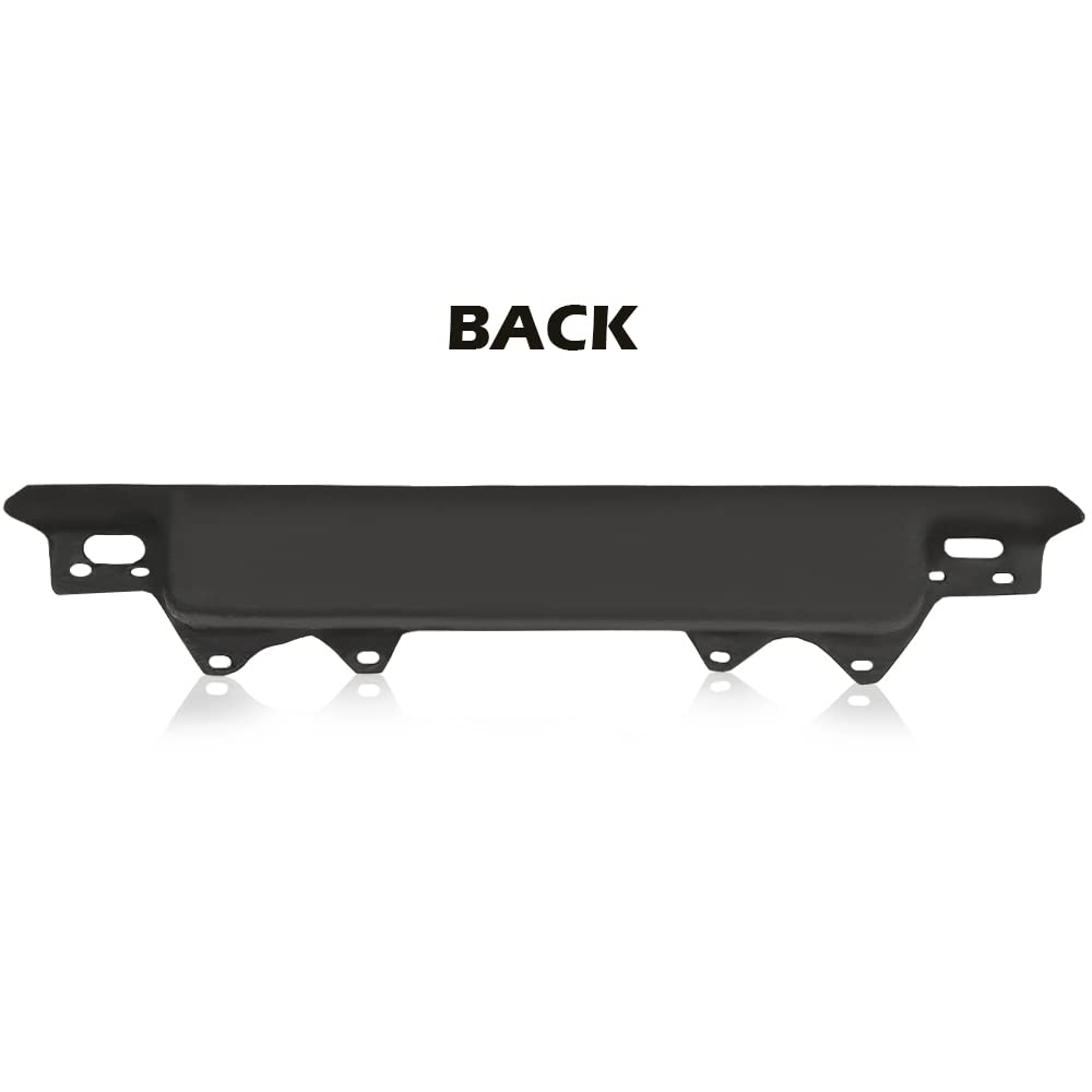 G-PLUS Rear Molded License Plate Filler Compatible with Cadillac Deville 1980-1992/Fit for Cadillac Fleetwood 1980-1992/Fit Cadillac Brougham 1980-1992 Black 1pc
