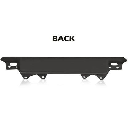 G-PLUS Rear Molded License Plate Filler Compatible with Cadillac Deville 1980-1992/Fit for Cadillac Fleetwood 1980-1992/Fit Cadillac Brougham 1980-1992 Black 1pc