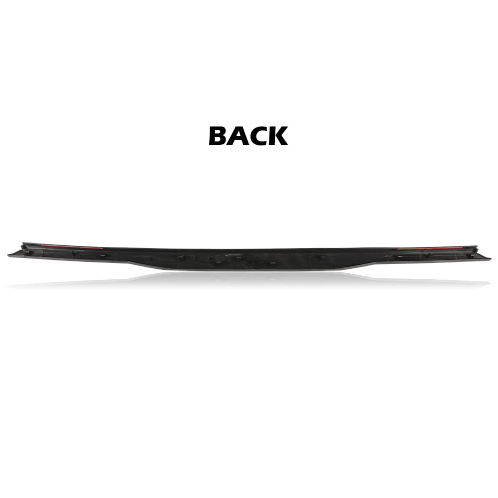 G-PLUS Tailgate Cover Cap Compatible with Nissan Titan Pickup 2004-2012 Top Protector Molding Trim ABS Plastic Replacement for 934867S200 93486-7S200