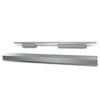 G-PLUS Outer Rocker Panels Compatible with 2009-2014 Ford F150 4 Door Crew Cab silvery