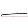 G-PLUS Truck Hood Molding Trim Without Chrome Grille Compatible with GMC Sierra 1500 2007-2013 / Sierra 2500 HD 3500 HD 2007-2010 Black Moulding GM1235110 10385157
