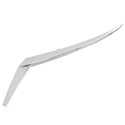 G-PLUS Front Left Side Bumper Cover Molding Chrome Trim 1pc Silver Compatible with Nissan Kicks 2021-2023 (For S And SV Models) NI1046111, 191275878064, 620755R00A