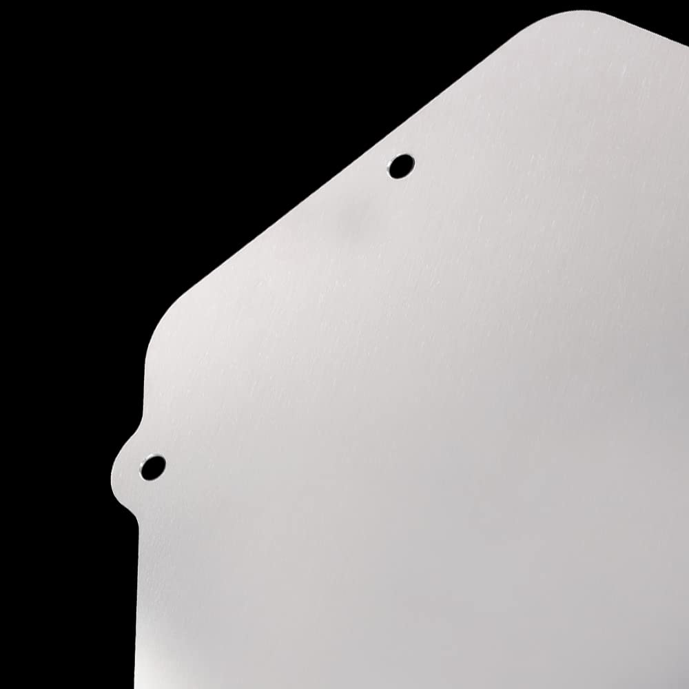 G-PLUS A/C And Heater Delete Panel C4 Compatible with all 84-96 Corvettes Silver