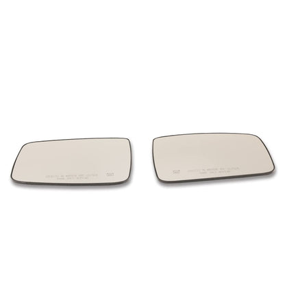 G-PLUS Heated Exterior Mirror Glass with Backing Plate Compatible with 2010 Dodge Ram 1500/2500 Truck with Heated Power Folding Mirrors (without Tow Mirrors) Left and Right Side