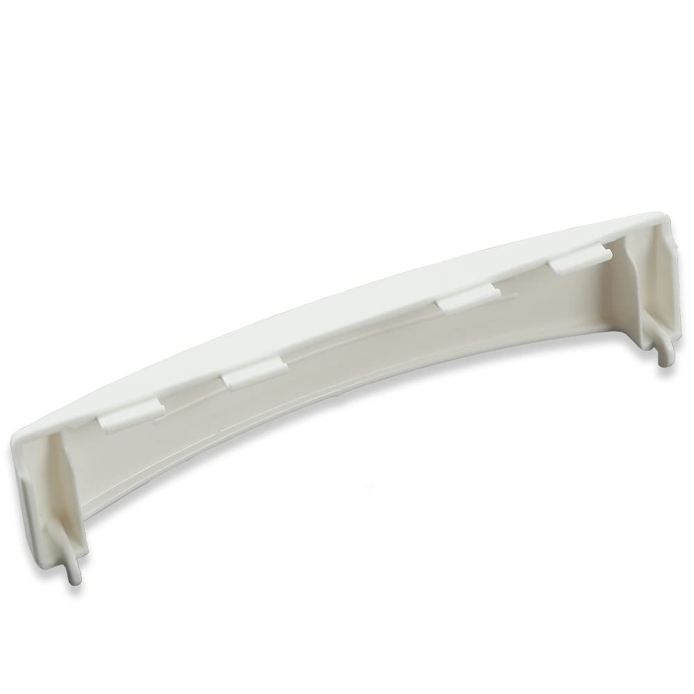 G-PLUS White Solid Door Handle Compatible with GE Dryer WE01X30378 WE1M1068 PS1177202 WE01X25878 Chrome ABS
