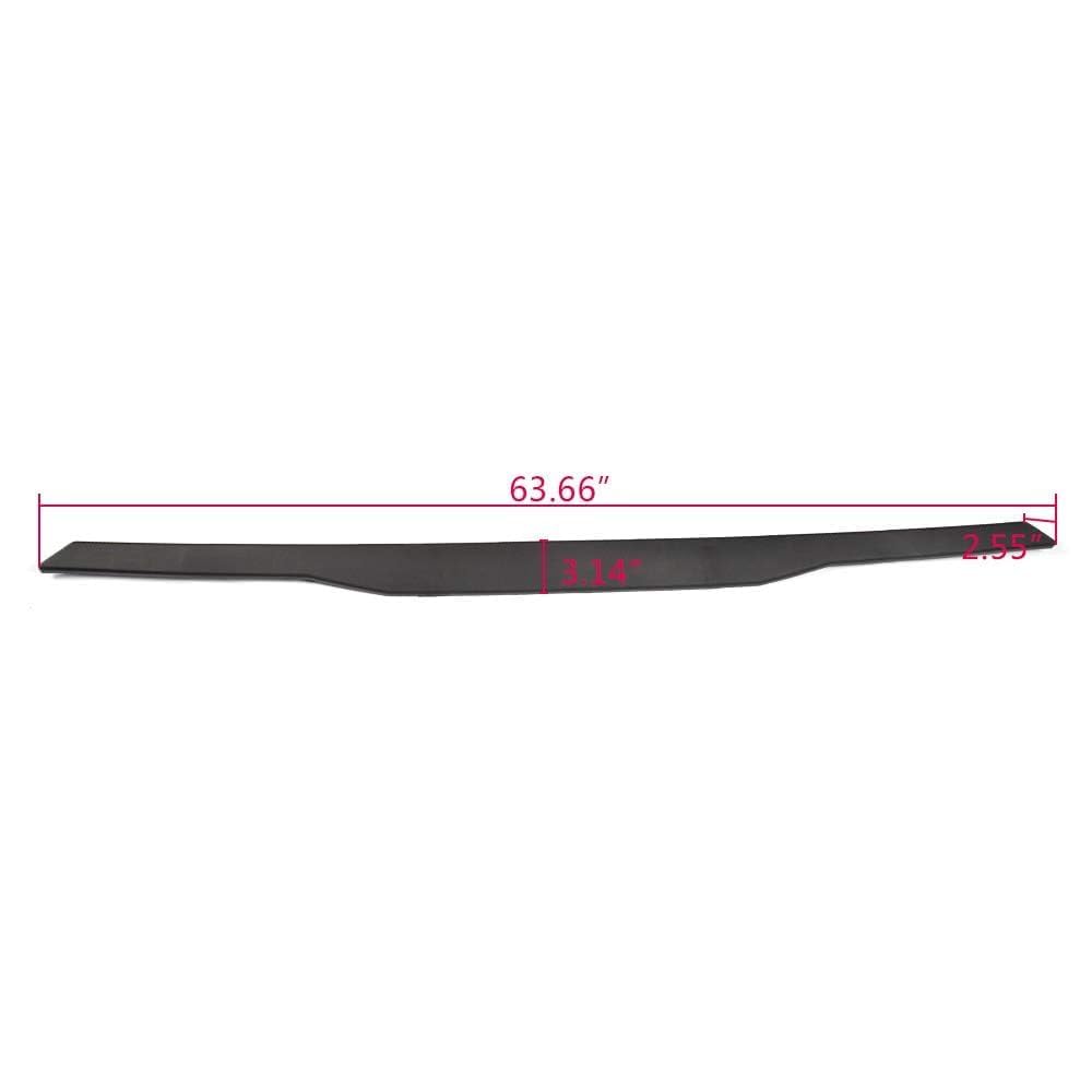 G-PLUS Tailgate Cover Cap Compatible with Nissan Titan Pickup 2004-2012 Top Protector Molding Trim ABS Plastic Replacement for 934867S200 93486-7S200