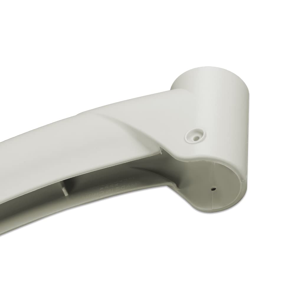 G-PLUS Pearl Handrail Compatible with Above Ground BiltMor Swimming Pool Ladder Step White Handrail