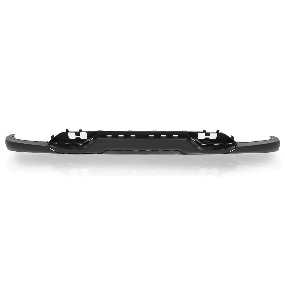 G-PLUS Front Bumper Valance Black Compatible with 2016-2018 Chevy Silverado 1500/2019 Silverado 1500 LD Textured w/Tow Hook Holes 84029800, GM1015135C