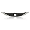 G-PLUS Front Bumper Upper Hood Grill Compatible with Toyota Sienna 2021-2022 Gloss Black/Silver