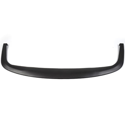 Universal Fit CS Style PP Front Bumper Add on Lip Flat Splitter Plate Under Panel Unpainted Black Spoiler Splitter Valance Chin Bodykit - 67" L x 22" D