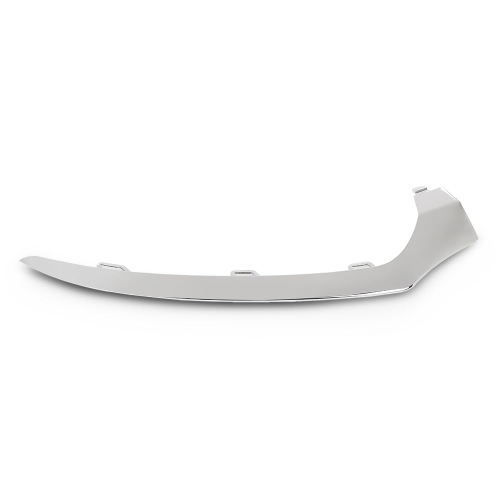 G-PLUS Front Outer Bumper Molding Driver Side Compatible with Benz C300 (submodel: 4Matic, Base) 2015-2018 For Models With AMG Styling Package, Without Night Package 2058851374