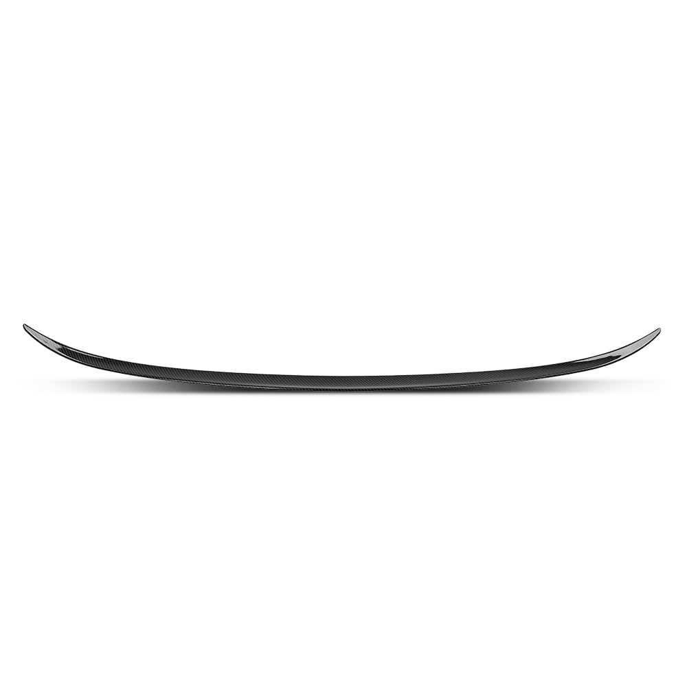 G-PLUS Rear Trunk Spoiler Wing Compatible with BMW F10 5 Series 4 Door Sedan Model 2011-2015 Fit BMW F10 M5 Sedan 2011-2015 Not Fit Wagon Model Trunk Spoiler Wing Carbon Fiber Black
