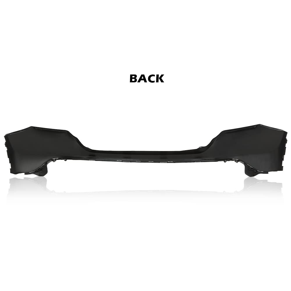 G-PLUS Front Upper Bumper Cover Fascia Primered Compatible with Honda CRV 2007 2008 2009, 191275642894, 71101SWAZZ00, HO1000251, Black