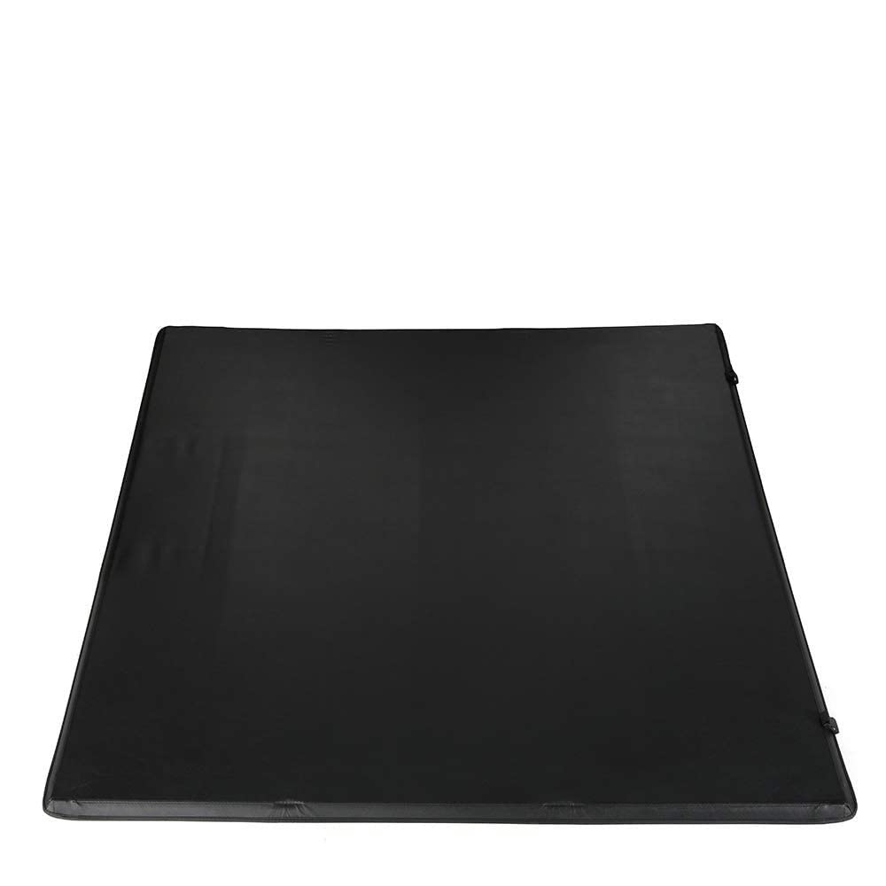 G-PLUS T3 Soft Lock Tri-Fold Tonneau Cover Assembly Replacement for 2004-2014 Chevy Colorado/GMC Canyon,Short Bed Black (Extra Short Bed 5')