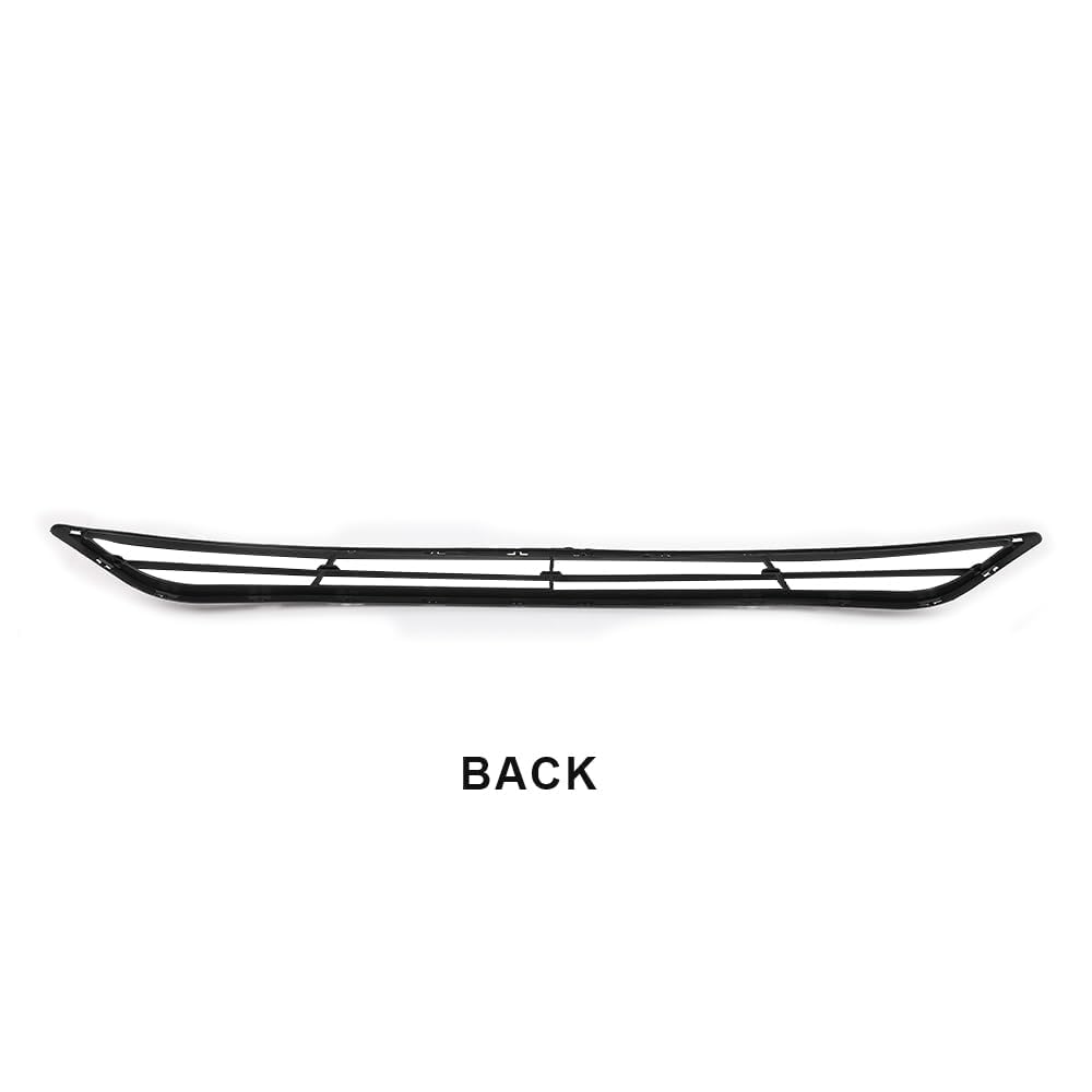 G-PLUS Front Bumper Center Grille Compatible with Sedan 2007-2010 865612H001 HY1036110 Textured Black Plastic