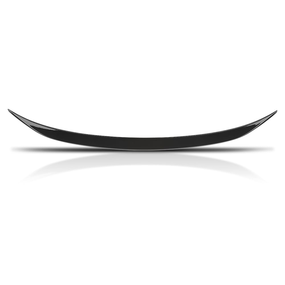 G-PLUS Rear Trunk Spoiler Wing Compatible with BMW 3 Series G20 G28 2019 2020 2021 2022 2023 2024 Rear Trunk Spoiler Lip Gloss Black