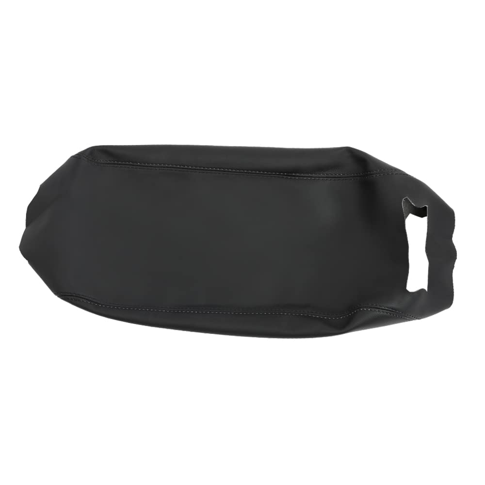 G-PLUS Real Leather Center Console Lid Armrest Cover Compatible with 2001-2006 Lx LS430 Black