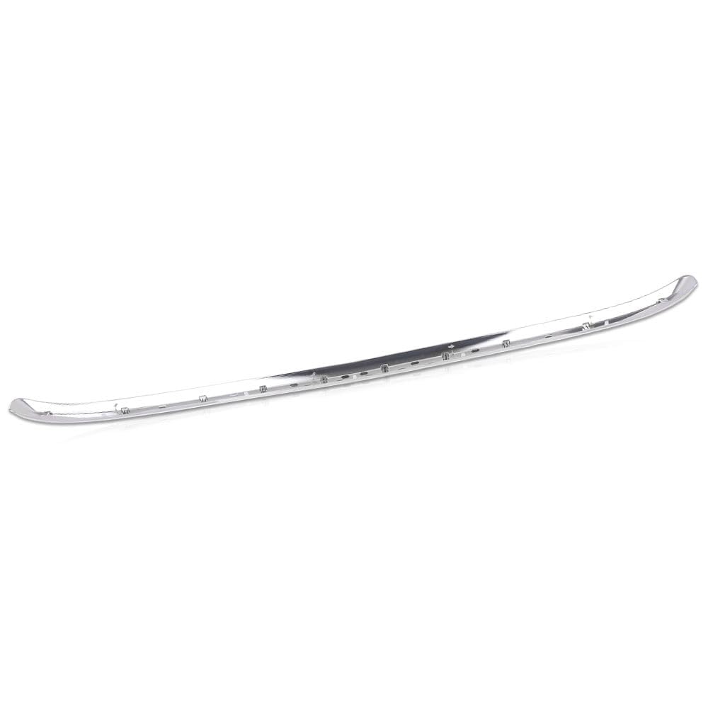 G-PLUS Hood Molding Trim Moulding Chrome Compatible with Chevy Silverado 2500 HD 3500 HD 2011 2012 2013 2014 20963700, GM1235124 Grille Inserts