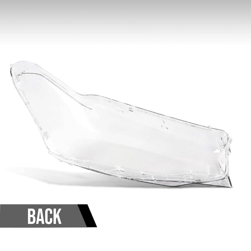G-PLUS Headlight Lens Cover Compatible with BMW 5 Series G30 G31 G38 2017-2020 Fit BMW 520i 530i 540i 550i 2016-2019 63117214962, 7214962 Left Side Front Headlamp Lens Cover Clear