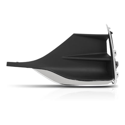 G-PLUS Front Left Side Fog Lamp Bezel Insert Compatible with Buick Encore GX 2020 2021 2022 42660271, GM1046137 Chrome Black