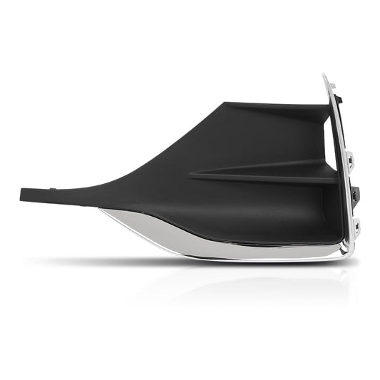 G-PLUS Front Left Side Fog Lamp Bezel Insert Compatible with Buick Encore GX 2020 2021 2022 42660271, GM1046137 Chrome Black