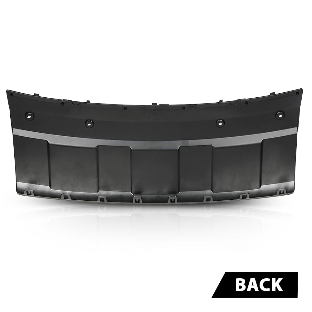 G-PLUS Black Front Bumper Tow Hook Cover Spoiler Skid Plate Compatible with Range Rover L405 2013-2017