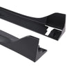 G-PLUS Side Skirt Extensions Compatible with Honda Civic 4 Door Sedan 2016-2019 Side Skirt Extension Rocker Panel Driver Passenger Side Matte Black