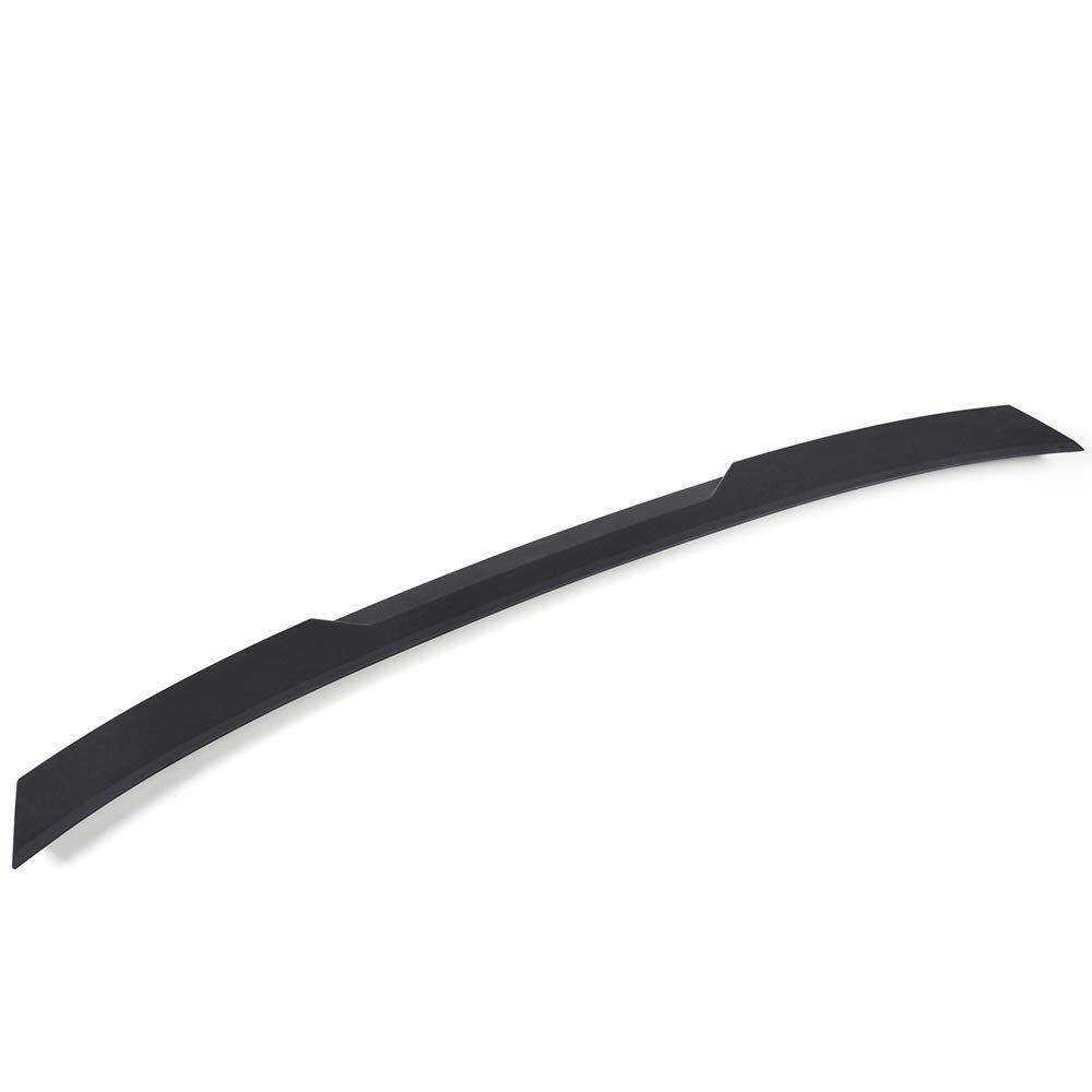 G-PLUS Rear Window Roof Spoiler Visor Matte Compatible with 2018 Accord Black