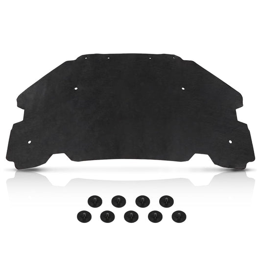 G-PLUS Black Hood Insulation Pad 1/2" with Clips Compatible with Pontiac G6 2005 2006 2007 2008 2009 2010