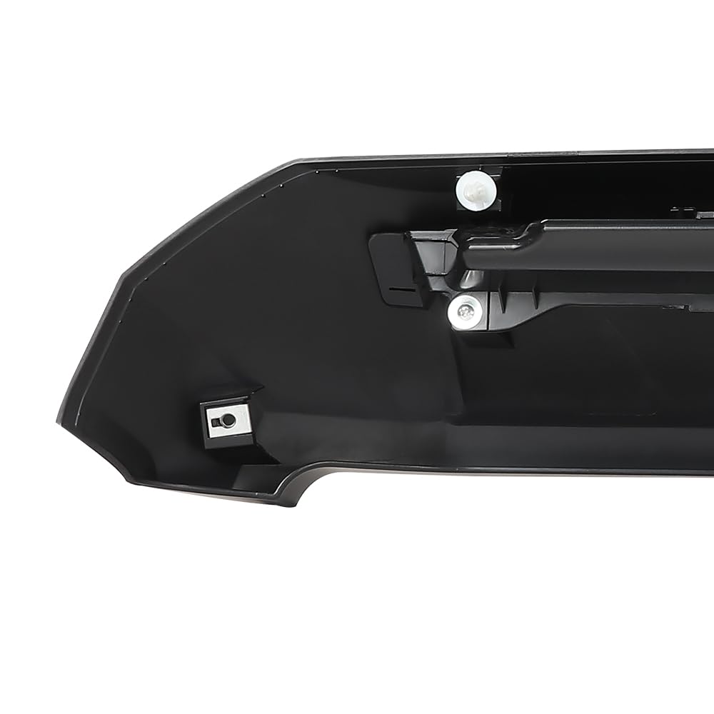 G-PLUS Front Upper Hood Bulge Molding Grille & Bumper Lower Grille Insert Compatible with 2014-2021 Toyota Tundra 761800C030C0 TO1231102 Black