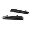 G-PLUS Mean Look Upper Headlight Cover Eyelids Replacement for 1999-2005 VW Compatible with Jetta MK4 1 Pair Black