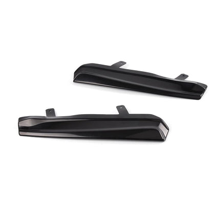 G-PLUS Mean Look Upper Headlight Cover Eyelids Replacement for 1999-2005 VW Compatible with Jetta MK4 1 Pair Black
