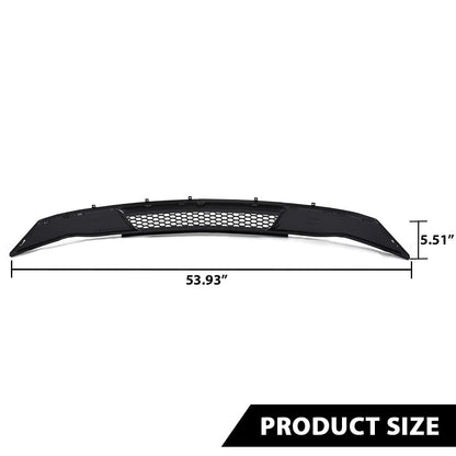 G-PLUS ABS Front Bumper Lower Grille Grill Honeycomb Style w/o Chrome Surround Compatible with Ford Mustang 2018-2021 (Not Fit Shelby GT500 models)