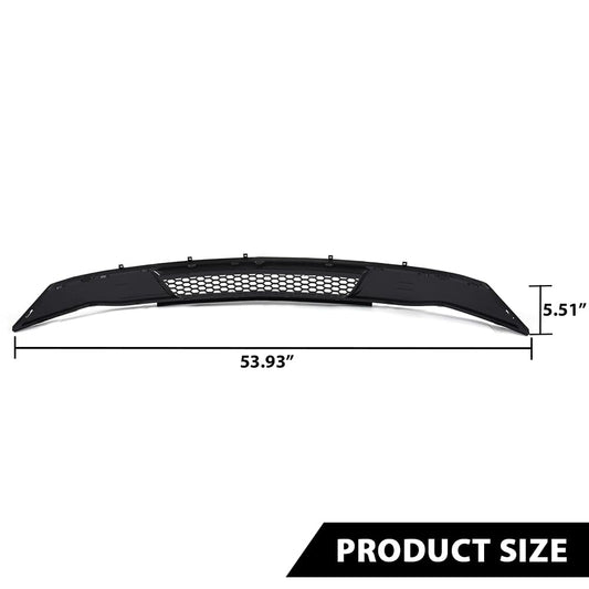 G-PLUS ABS Front Bumper Lower Grille Grill Honeycomb Style w/o Chrome Surround Compatible with Ford Mustang 2018-2021 (Not Fit Shelby GT500 models)
