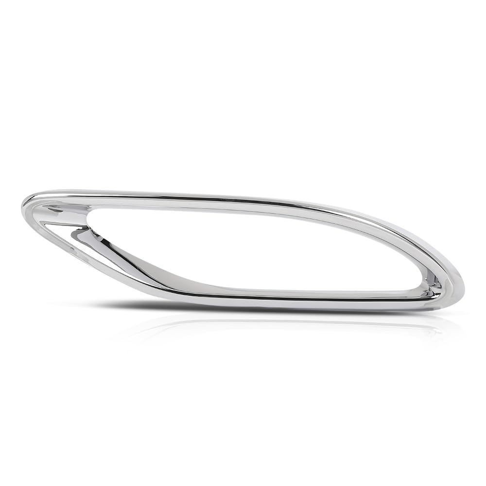 G-PLUS Rear Right Bumper Cover Exhaust Pipe Hole Trim Frame, Compatible with Benz E400 A220 E450 E350 E53 2018-2023, Passenger Side, 2058852321, MB1139107