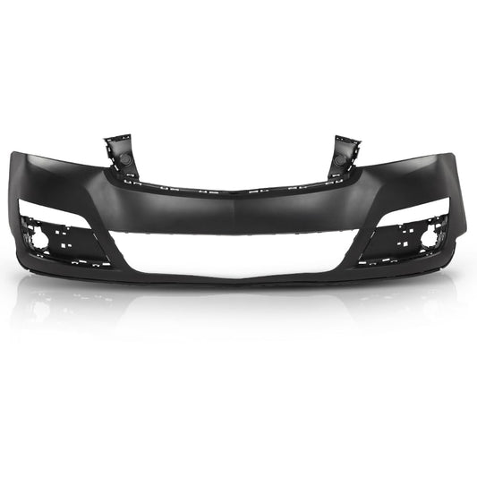 G-PLUS Front Upper Bumper Cover Fascia, Compatible with Chevy Traverse 2013-2017, W/o Parking Aid Sensor Holes, 23328140, GM1014107