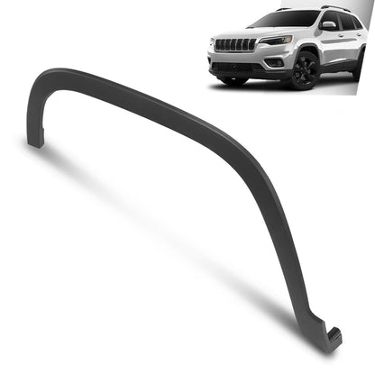 G-PLUS Front Left Fender Flares Compatible with Jeep Cherokee 80th Anniversary 2021 Fit Jeep Cherokee Altitude 2019-2023 Fit Jeep Cherokee Latitude Lux 2021-2022 Wheel Opening Molding Arch Trim Black