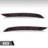 G-PLUS Bumper Reflector Marker Rear Left & Right Compatible with Volvo XC60 2018-2024 31656677, 31656678 Red