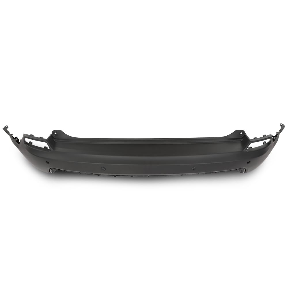 G-PLUS Rear Lower Bumper Cover Fascia Compatible with Jeep Cherokee 2019-2023, Fit Models with Advanced Park Assist System, 68407957AA, CH1100A49, Black