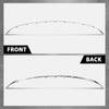 G-PLUS Rear Bumper Trim Molding Chrome, Compatible with Audi A8 Quattro 2011-2014, Fit S8 Base 2013-2014, Fit Models W/o S-Line Package