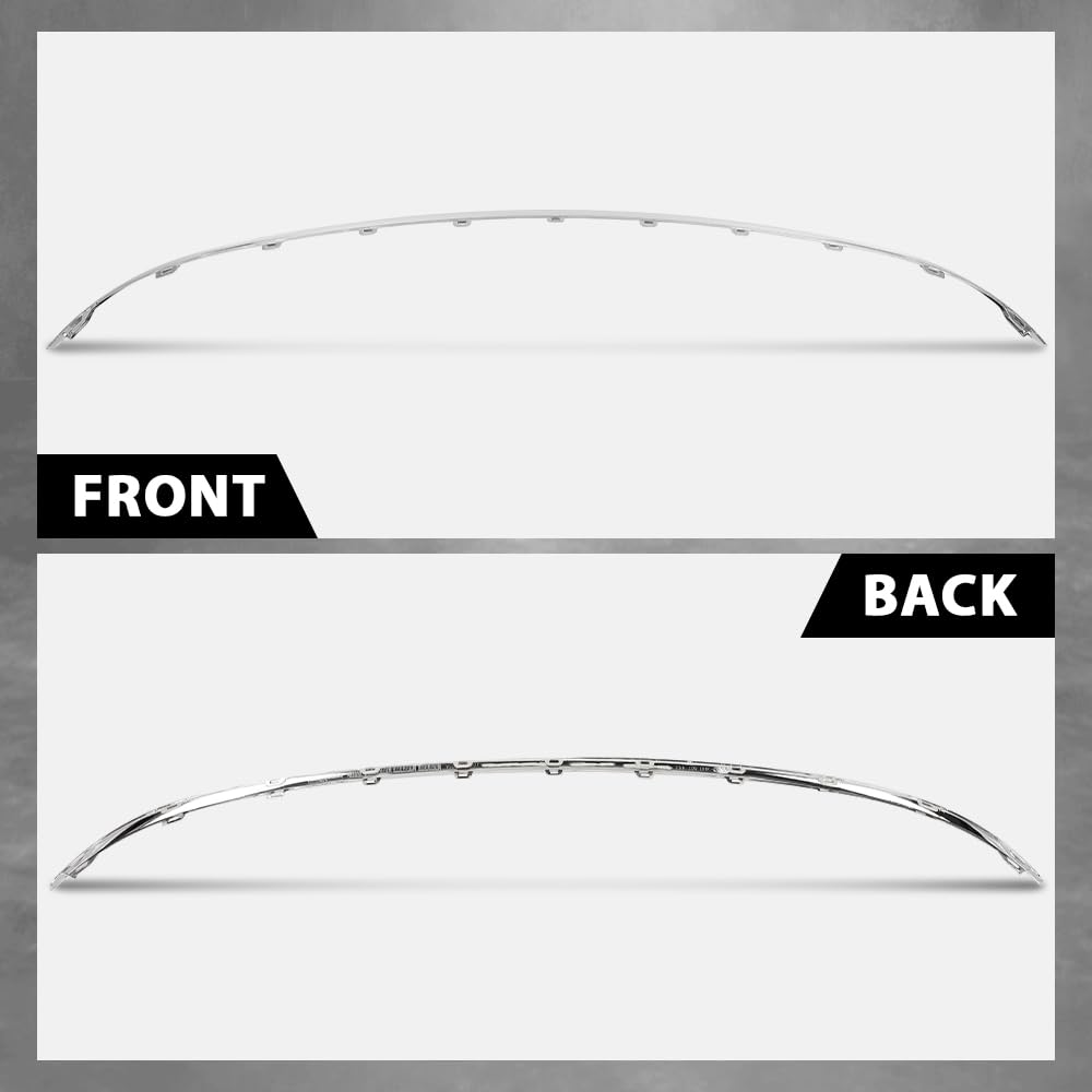 G-PLUS Rear Bumper Trim Molding Chrome, Compatible with Audi A8 Quattro 2011-2014, Fit S8 Base 2013-2014, Fit Models W/o S-Line Package
