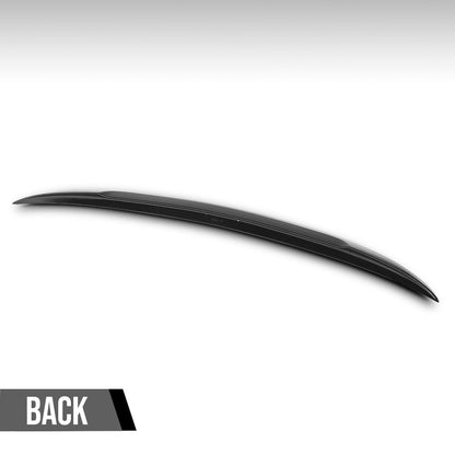 G-PLUS Rear Trunk Spoiler Wing Compatible with BMW 3 Series E92 Coupe 2007-2013 Fit BMW M3 E92 Coupe 2006-2013 Rear Trunk Spoiler Lip Glossy Black