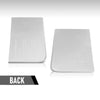 G-PLUS Galvanised Front Floor Mat Fit Ford F100 F150 F250 F350 1967-1979 / Bronco 1978-1979 1st Row Truck Accessories Cargo Liners All Weather Protection 2PCS Sliver Alfombras para Carro