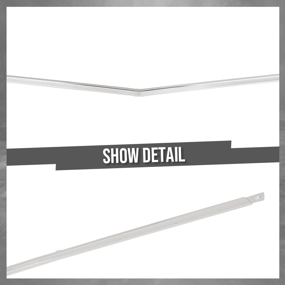 G-PLUS Front Bumper Cover Molding Compatible with Benz E350 E550 Base Convertible 2-Door 2011-2013 Fit Benz E350 E550 Base Coupe 2-Door 2010-2013 2078852321, MB1044106 Silver