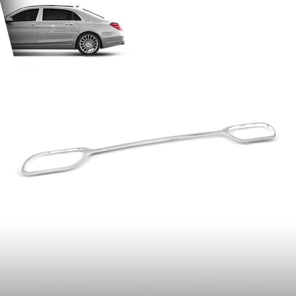 G-PLUS Rear Trim Strip Set 3 Pcs Compatible with Benz W222 S-Class S450 S500 S560 2018-2020 2228853000, 2228852900 Silver