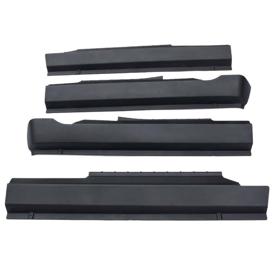 G-PLUS Trail Armor Rocker Panel Guard Sill Trim Compatible with Dodge Ram 1500 2009-2018/Fit Dodge Ram 2500 3500 2010-2018 Black Textured Finish 14064