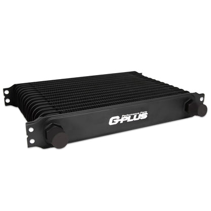 G-PLUS Universal 15 Row AN10 Engine Transmission Oil Cooler Kit Fit Most of Japanese Car Aluminum Oil Filter Relocation Kit