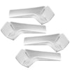 G-PLUS RV Rain Gutter Spout Long Version Left and Right Side White 3 1/2" Long 4 PCS